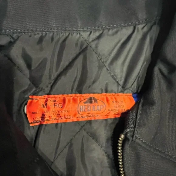 JDM Jacket Men’s Size M Mint. 24 Vintage Patches Red Cap Mechanic Jacket JDM - Picture 3 of 5